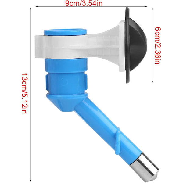 Vandflaske Hovedtud Automatisk Drypfri Dyre Vandbeholder Feeder Lille Dyr (blå) (1 stk)