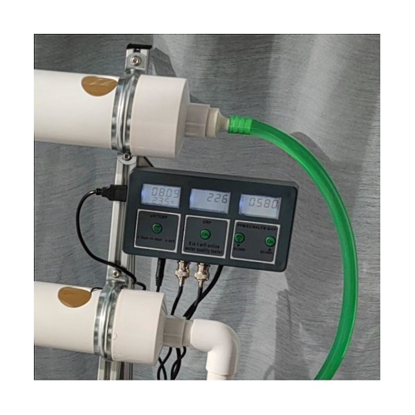 8-i-1 Laddningsbar Vattenkvalitetsmätare S.g Ph Ec Salt Orp Tds Cf Temp Multiparametertest F