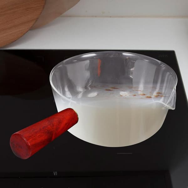 650 ml varmebestandig multifunktionel gryde i glas