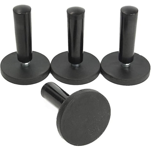 Bilwrap Sort Gripper Magnet Holder Til Bilindpakning Vinylværktøjer Magneter (4 stk., Sort)