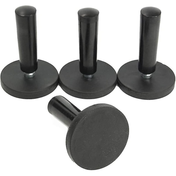 Car Wrap Black Gripper magnethållare för bilinpackning Vinylverktyg Magneter (4st, svart)