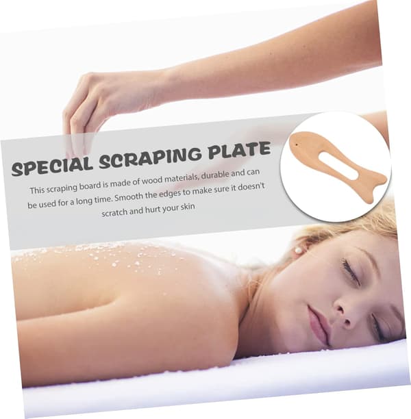 2 stk. træ Gua Sha-bræt til kropsskrabemassage Skrabebord Terapi Værktøj