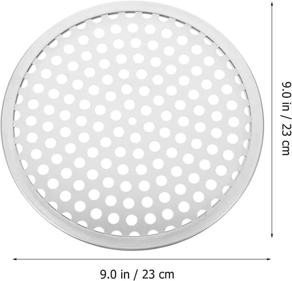 Pizzapande Pizzabagepande 12 Tommer Rustfrit Stål Rustfri Glat Non-Stick Belægning