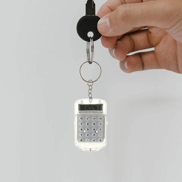 3 kpl Mini Calculator Keychain Kannettava taskuelektroninen laskin