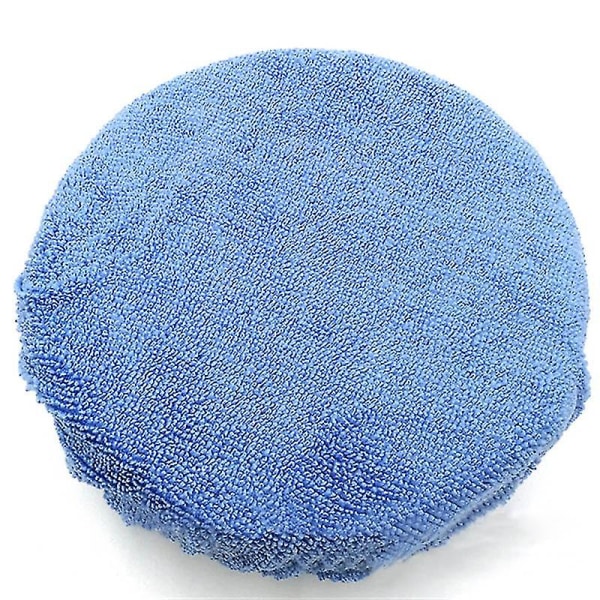 Poleringspads för borr Bil Skum Buffing Pads Ullfiber Poleringsplatta Poleringstillbehör för borr (10 st, Blå)