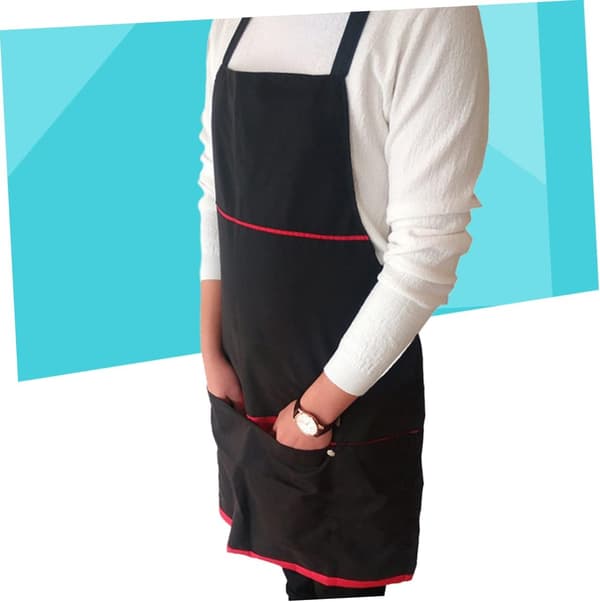 Frisörförkläde Fläcksäkert Canvas Hårklippningsförkläde