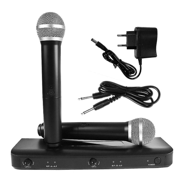 V306 Trådløs mikrofon Karaoke Dual Channel System ee55 | Fyndiq
