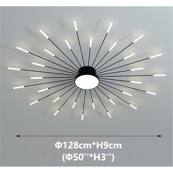 128cm Enkelt Design Taklamper Metall Led Nordisk Stil