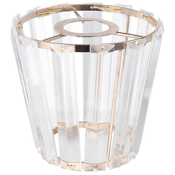 Kristalllampa Skärm Unik Ljusskydd Taklampa Skydd Järnkonst Lampskärm