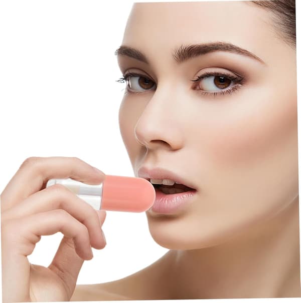 20 stk. tomme lipgloss-tuber med lokk, påfyllbare leppepomadebeholdere