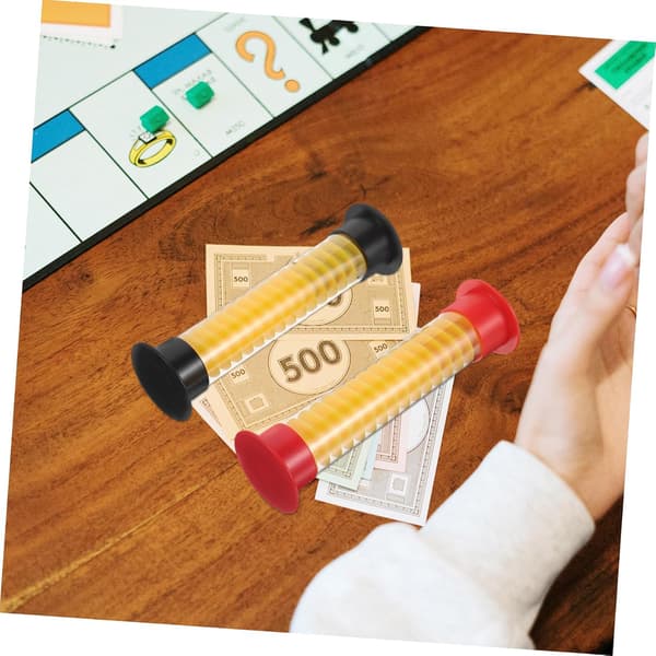 2 st 5-sekunders mini-sandtimer brädspel timglas för klassrum och hemmabruk dekorativt spel