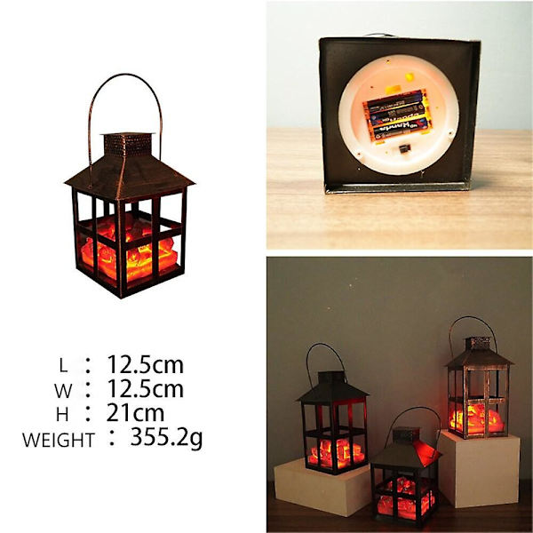 Imitasjon Kullflamme Lampe Led Dekorative Lys