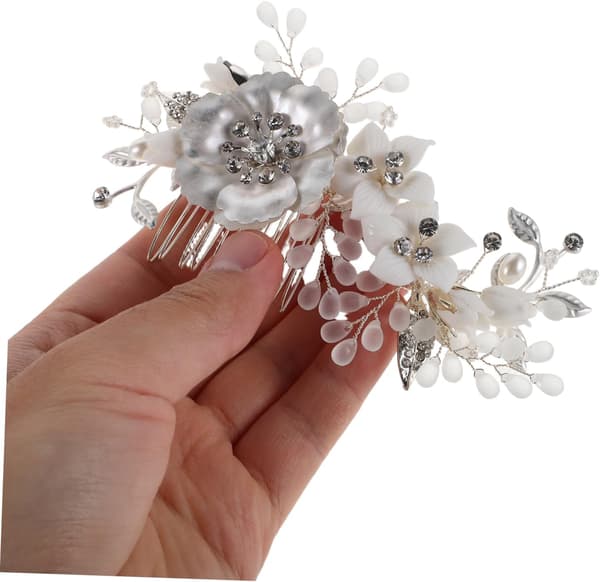 Elegant Strass Bröllopshårprydnad för Bruden Tidlösa Håraccessoarer