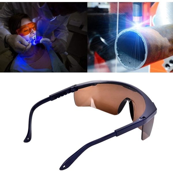 Glasögon, 200-2000nm dimmfria laserglasögon Skyddsglasögon Sidoskydd och UV-skydd Full skyddsglasögon