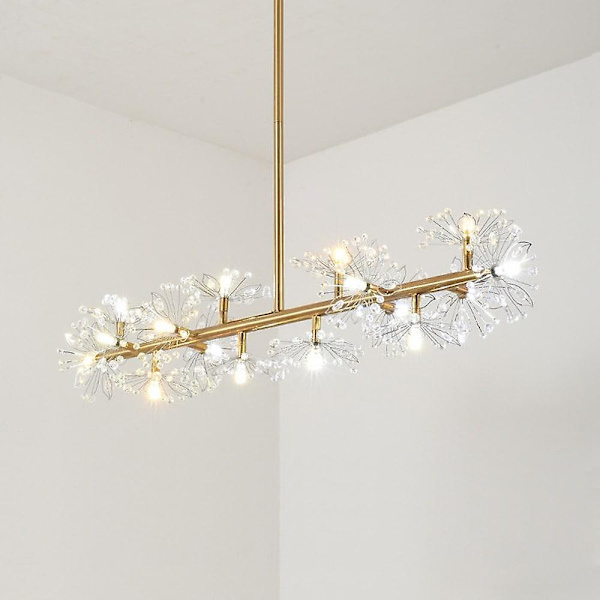 105cm LED-pendellampe, enkelt design, metall, moderne og stilig