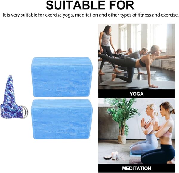 Naturligt Eva Yogablockset Högdensitetsmaterial och Halkmotstånd