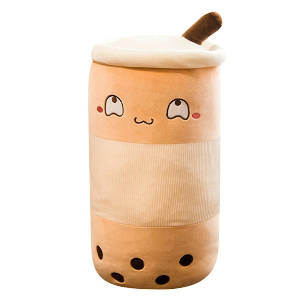 Leke 22cm 3D Søt og Myk Frukt Melkete Plush Leke Melkete Dukke Dukke Brown