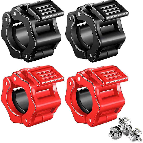 Låsering til Vægtstang 2 stk. 50 mm Stop Ring Vægtløftning Vægtløftning Bodybuilding