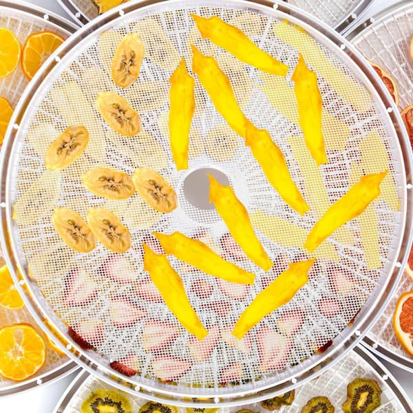 4 stk silikon dehydratorplater Mat tørketrommel mesh rund non-stick frukt dehydrator matter