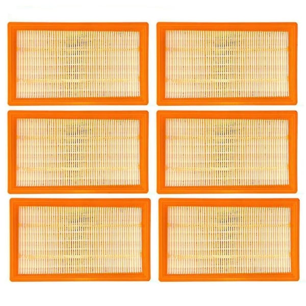 6-pack Filterset Karcher Nt25 Nt35 Nt360 Nt45 Nt55