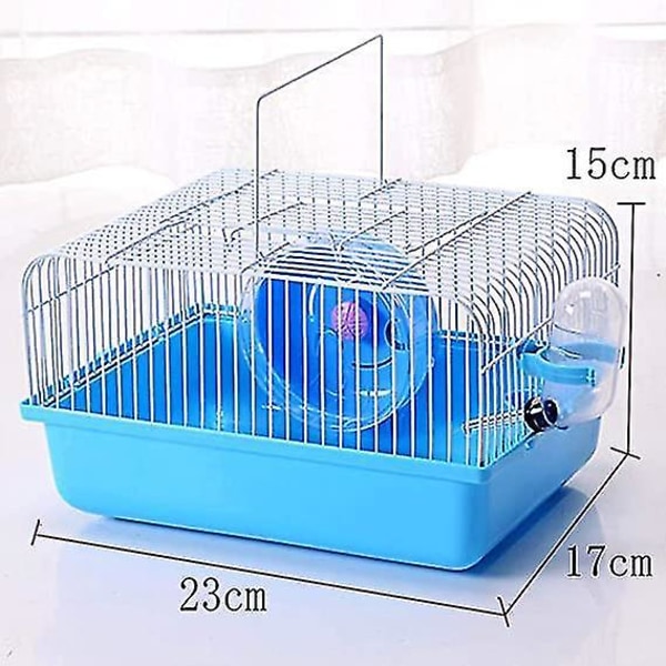 Hamster Cage Pet Cage Dværg Hamster Wheel Bærbar Go Out taske