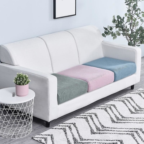 Ren farve fortykket elastisk sofabetræk Moderne minimalistisk sofa light gray