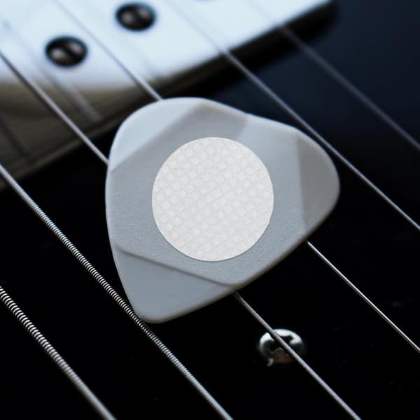 20st Akustisk Gitarr Plektrumskydd Självhäftande Silikonrunda Plektrumgrepp