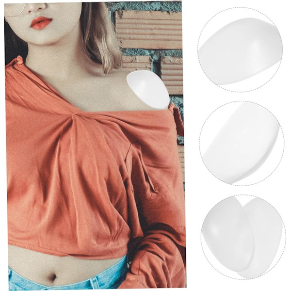 2 Par Selvklebende Skulderputer Skulder Push up Pads Skulderputer Skulderforsterker