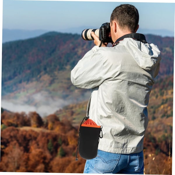 DSLR-objektiivin säilytyslaukku naisille ja miehille, kompakti kameralaukku, SLR-pussi, vedenpitävä, iskunkestävä, ulkokäyttöön ja matkoille
