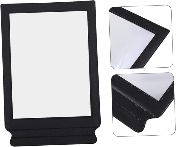 Håndholdt leseforstørrelsesglass A4 fullside forstørrelseslinse 3X bærbar lett PVC flat ark