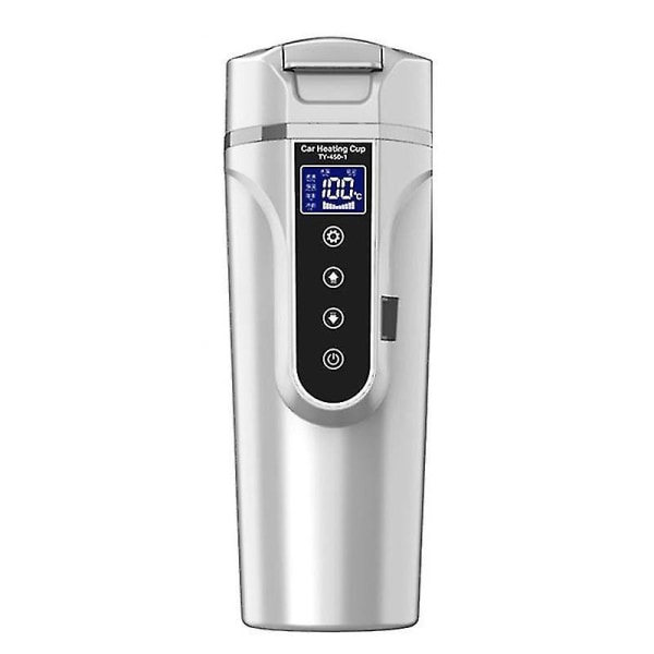 24V Bil Universal Smart Press Display Värmevattenkopp