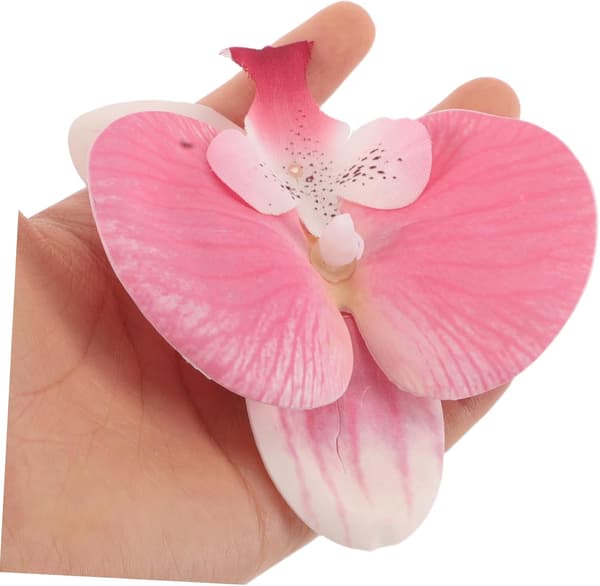 3 par Phalaenopsis Blomsterskospænder til kvinder Sommer strandfest dekorative tilbehør