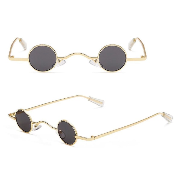 Vintage små runde solbriller Retro Slank Metal Stel Candy Colors 3d0a |  Fyndiq