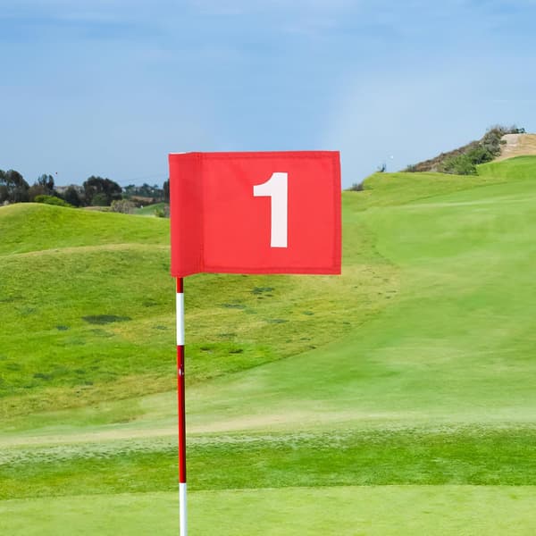 3 st golfputtingflaggor bärbara träningsflaggor numrerade golf för golfverktyg golfgreen