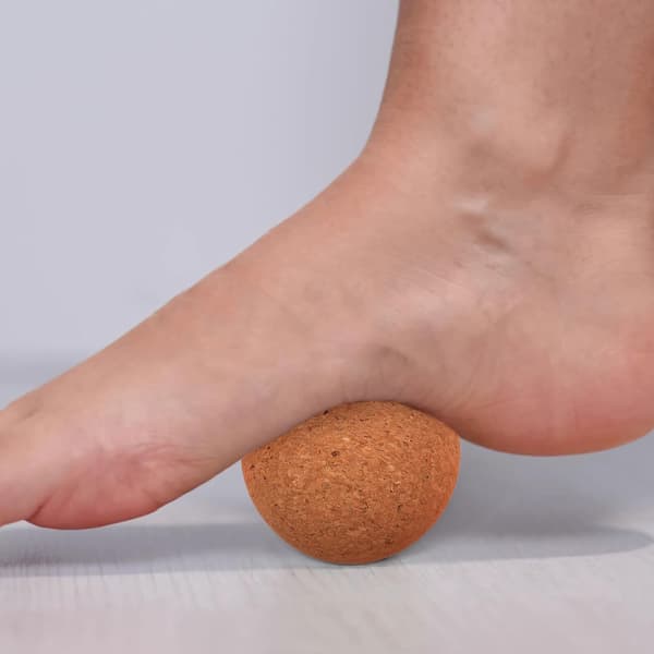 3 stk. kork-yogakugle til massage Kork-massagekugle til triggerpunktterapi