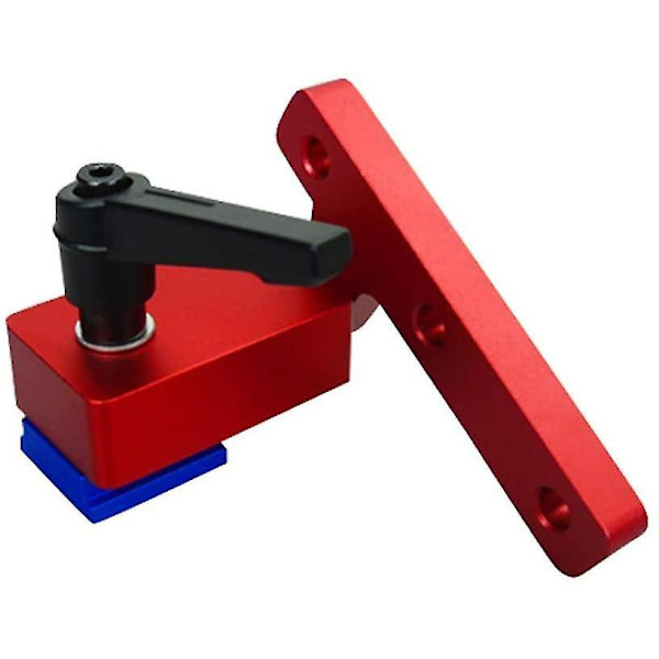 T-sporstopp for trebearbeiding, aluminium