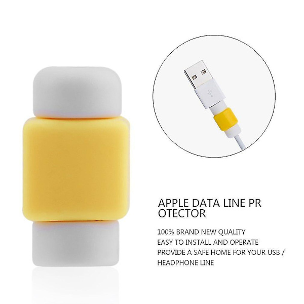 USB-laderkabelbeskytter for iPhone 5 5s 6 Plus