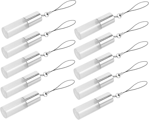 10 st pärlglas parfymrullflaskor påfyllningsbara läckagesäkra eteriska oljor för DIY-dofter aromaterapi
