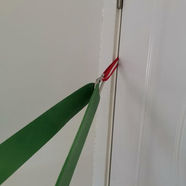5st Färgglada Dragrep Dörrspänne Stretchband Set, Mångsidig Träningsutrustning