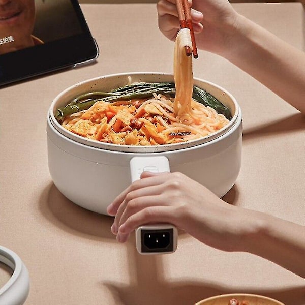 Multifunksjonell Elektrisk Stekepanne Mini Hotpot Riskokepanne