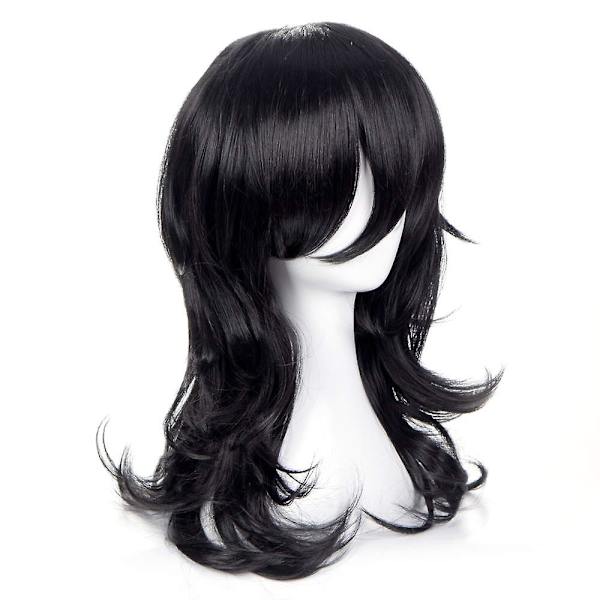 Cosplay Shouta Aizawa Peruk Anime Lång Svart Peruk För Halloween Maskeradfest