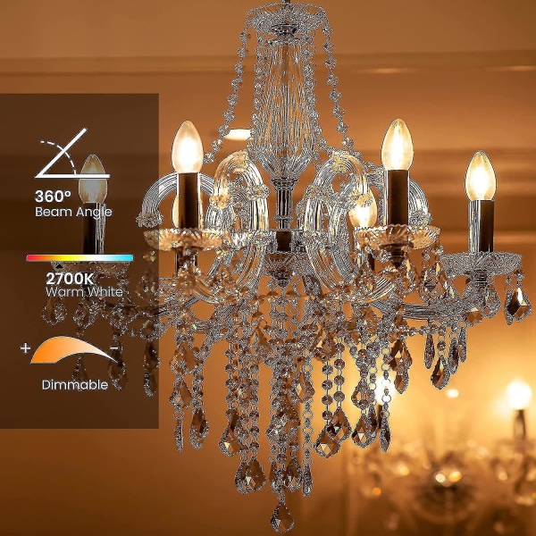 10-pakke B15d Halogenpærer, Dimmbare 42w C35 Halogen Lyspærer 42w B15d Øko Halogenpærer B15d Lyspærer Små Bajonett