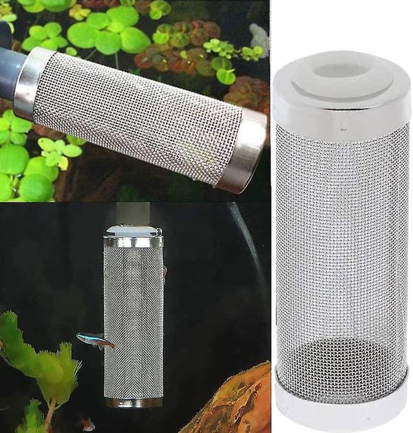 Akvarium Filterbeskyttelse i Rustfrit Stål - Rejesikker Filterbeskyttelse i Net