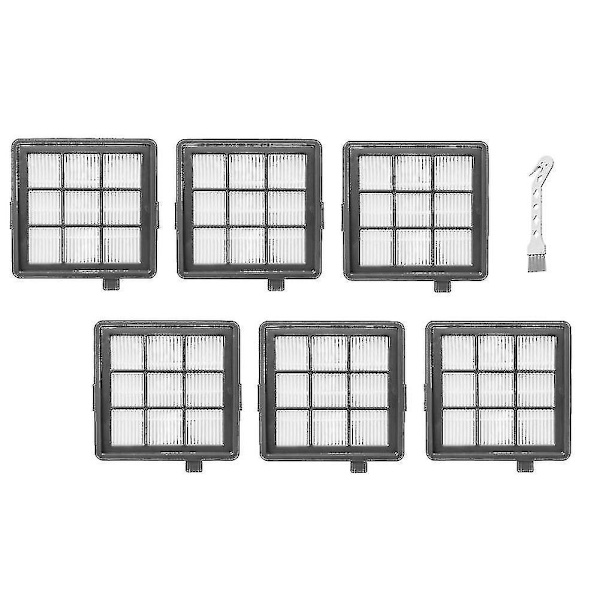 6 stk HEPA-filtre til Bissell 1154 116 Vaskemaskine