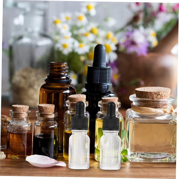 10 stk. 10 ml eterisk olje glassdråpeflasker påfyllbare underemballasjeflasker