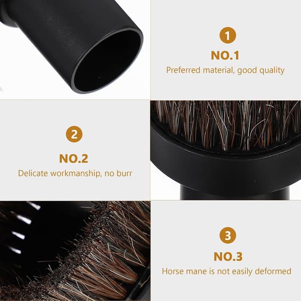 2 st dammsugarslangadapter och borstsats för dammsugartillbehör, ABS-material