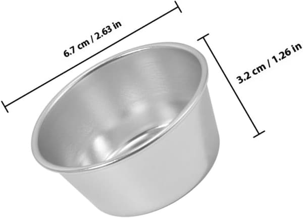 4 stk. buddingform bageform 4 stk. aluminiumslegering non-stick multifunktionelt bagetilbehør
