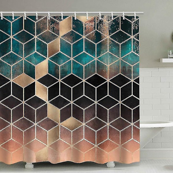 Moderni vedenpitävä suihkuverho kylpyhuoneeseen Orange 100 *180cm