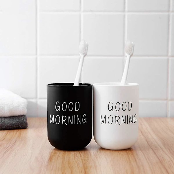 330ml Godmorgen Kop Tandbørsteholder Badeværelseskop