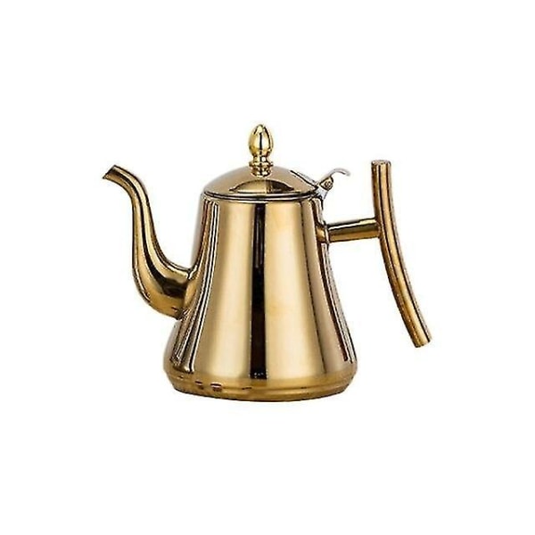 Tyk Rustfrit Stål Tekande Infuser Kaffe Pot Inductionskomfur